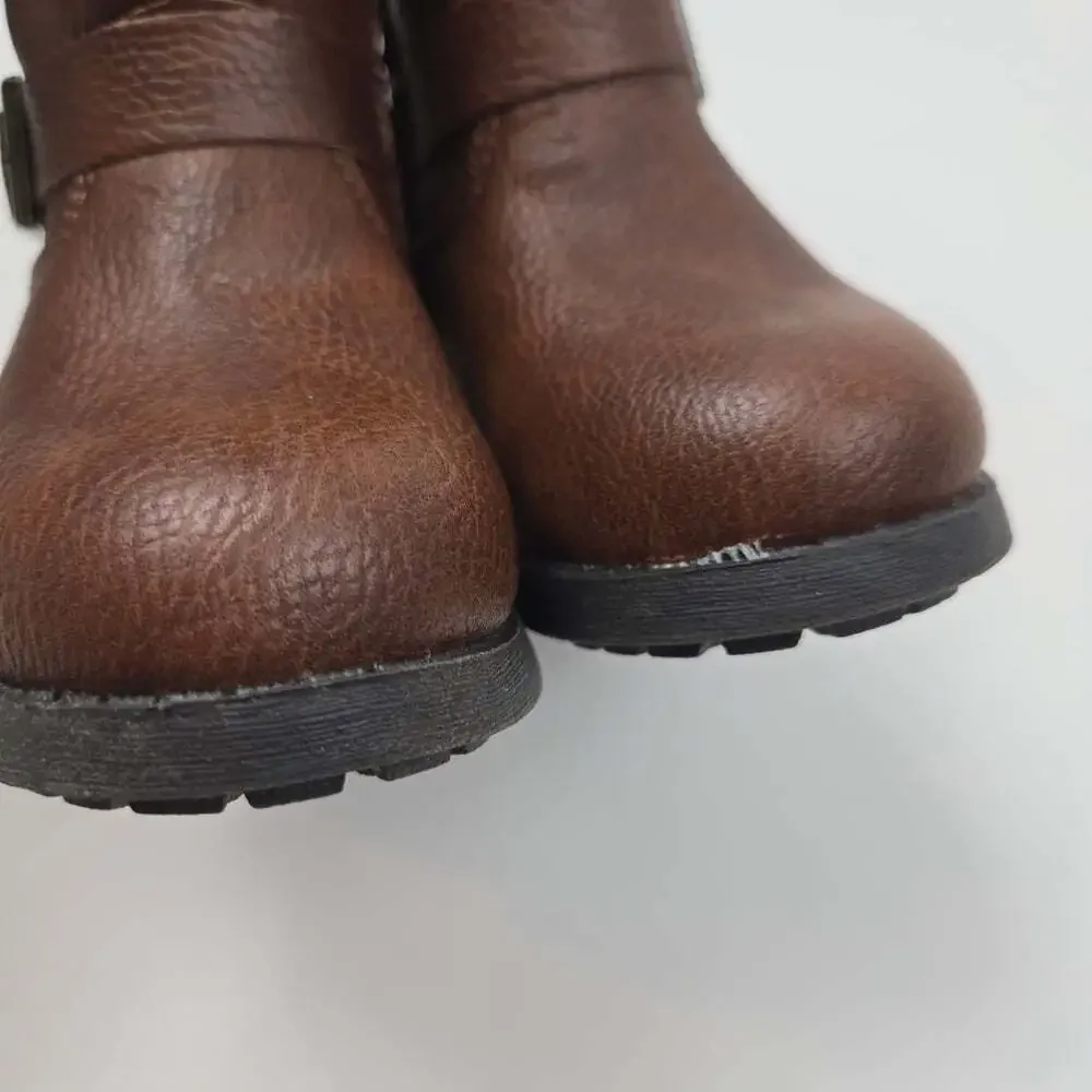 OshKosh B'gosh® Lumi Toddler Girls' Knee High Brown Riding Boots Size 5M